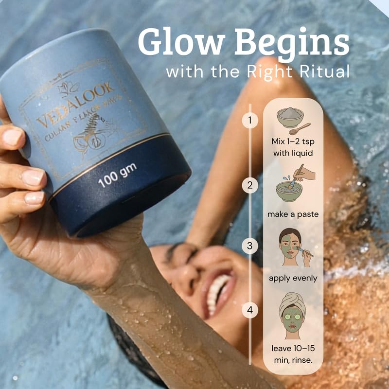 Image of Clarify Face Pack | Multani Mitti Kasturi Haldi Neem Amla Aloe Vera Rose Petal | Skin Cleansing Face Mask for Men & Women | Acne Control and Controls Excess Oil - 100 gm