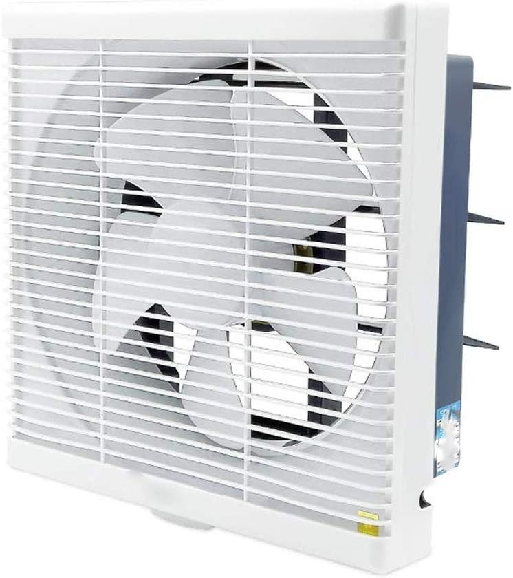 Through-the-Wall Ventilation Fan, White Square Exhaust Fan,Exhaust Fan Low Noise Bathroom Kitchen