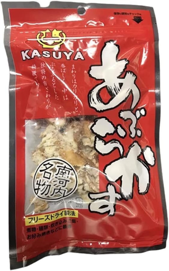 Amazon.co.jp: あぶらかすスライス 60g×1袋 かすや 加寿屋 KASUYA 油粕