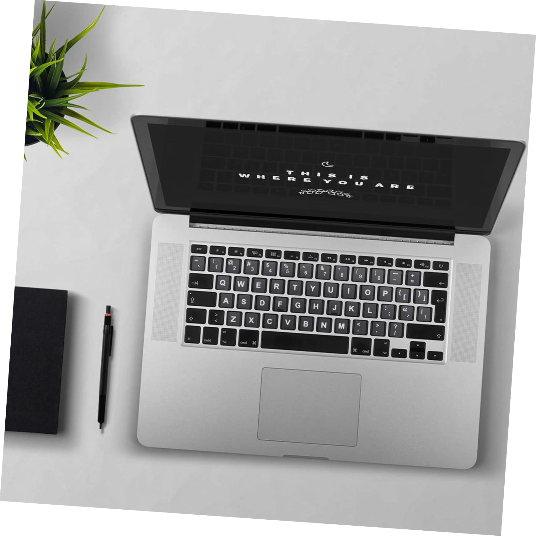 Mikikit 80stücke Teiliges Tastaturaufkleber Mehrsprachige Selbstklebende Aufkleber Für Englisches Tastaturlayout Einfach Anzubringen Für Sprachlerner Auffrischung Abgenutzter Tasten
