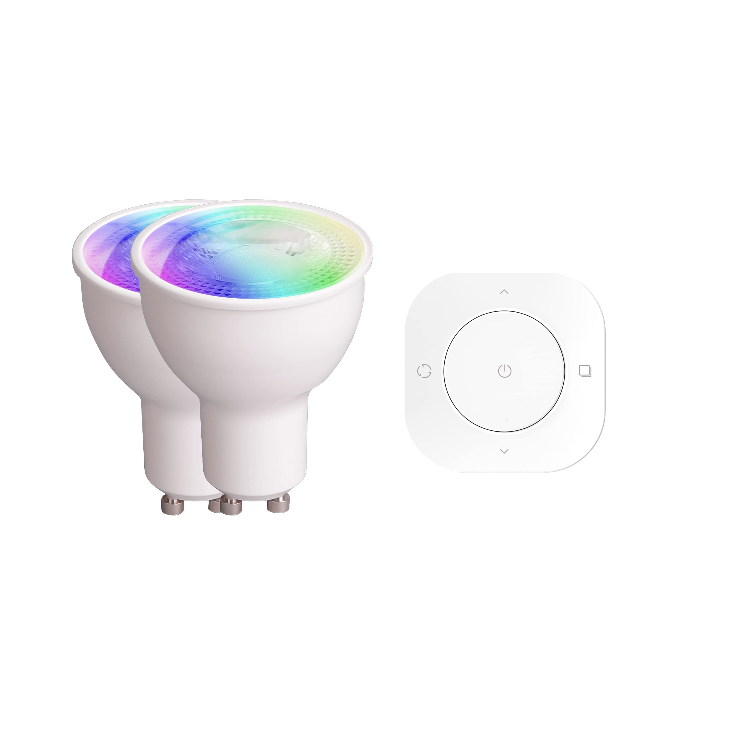 PROLIGHT 2 ZIGBEE SMART lampy LED z możliwością ściemniania GU10 BIAŁY DUO PACK wraz z pilotem zdalnego sterowania