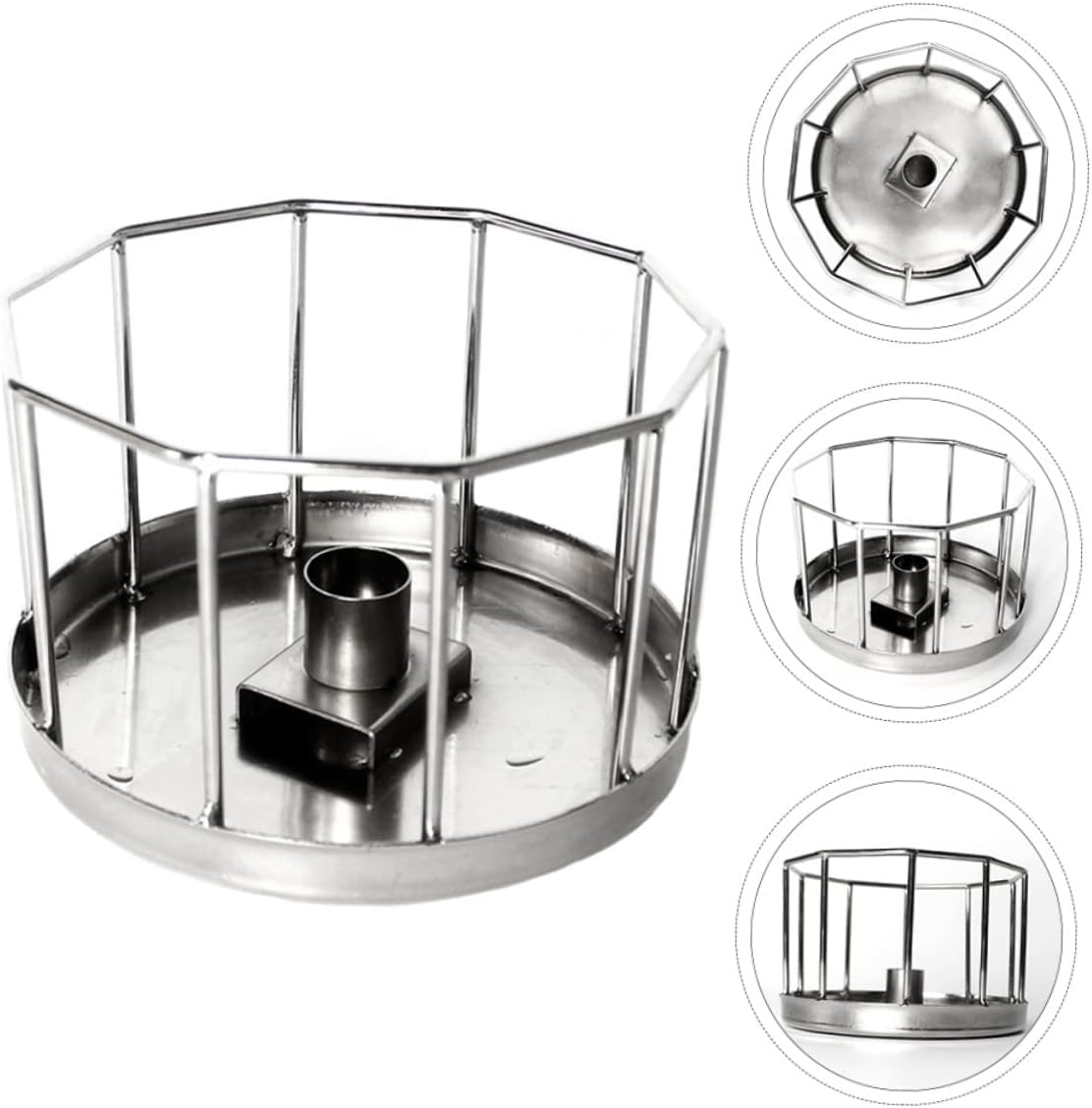Veemoon Automatic Reptile Drinking Bowl Pet Water Feeder Gecko Dish Easy Refill No Rust Compact Design