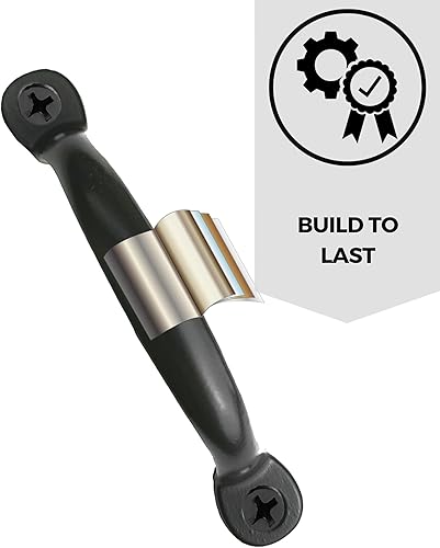 Miniatura 5 de Tirador de cajón de utilidad de 3.0 in con agujero central para gabinete y tirador, paquete de 10 | HOWTOOL, Negro