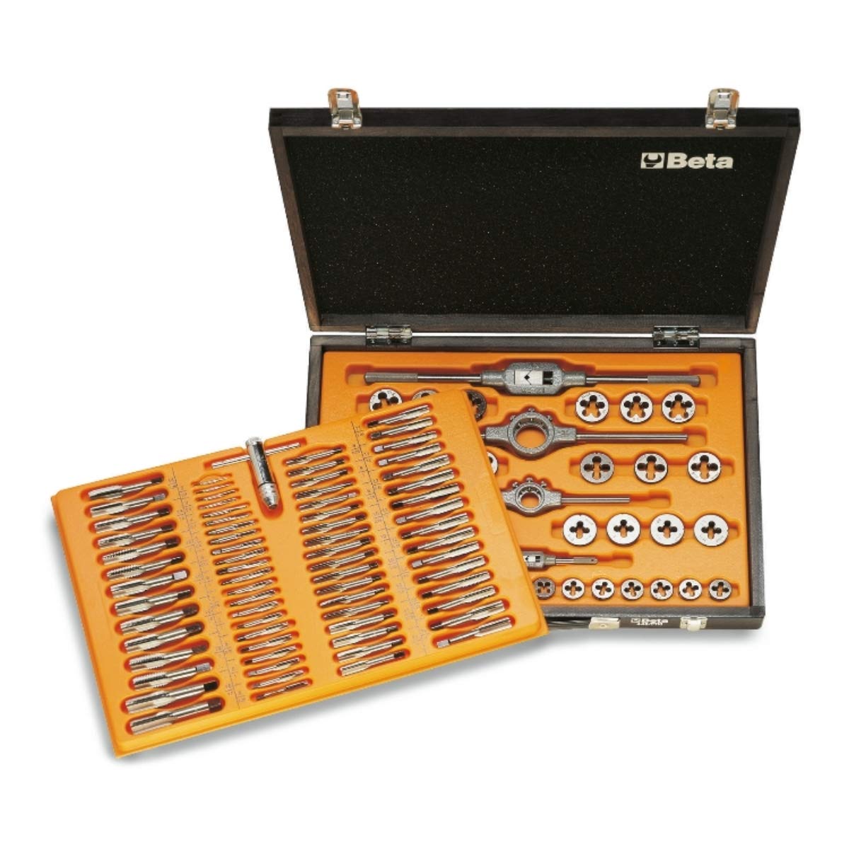 Beta 4460060 Chrome-Steel Tap & Die, Metric Thread, M2-M18 Assortment