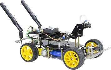 AI Racing Robot Powered by Jetson Nano Donkey Car with Deep Learning Slef Driving and Vision Line Following with Jetson Nano+Assembled