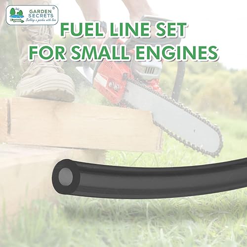 Miniatura 2 de Kit de repuesto de línea de combustible de herramientas eléctricas de jardín de 2 tiempos, tubo de combustible para recortadora de cuerdas, soplador