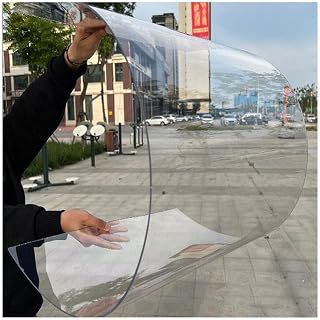 Impact Resistant Polycarbonate Plastic Sheet, Highly Transparent Sunlight Panels Strong Impact And Shatterproof All-Weather Outdoor Greenhouse Covering Easy To Bend ( Color : Clear-3mm , Size : 1.2x5m
