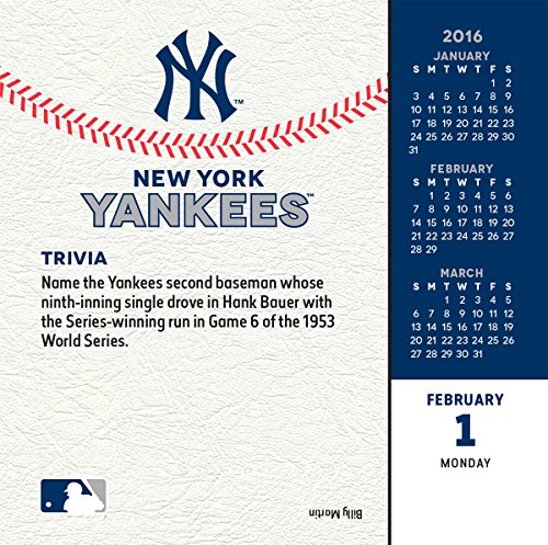 Turner New York Yankees 2016 Box Calendar, January-December (8051411) #TOP3