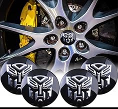 AUTO MT 4pcs Trans-FOMER TRANSFOMERS Sign Emblem Car Wheel Center Hub Cap Caps Badge Sticker Decal 56mm 2INCH (Trans-Former Wheel Sticker 4PC 56MM)