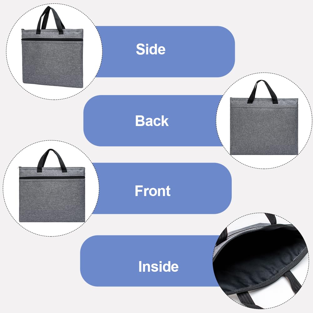 A4 File Bag with Handle - Image 3