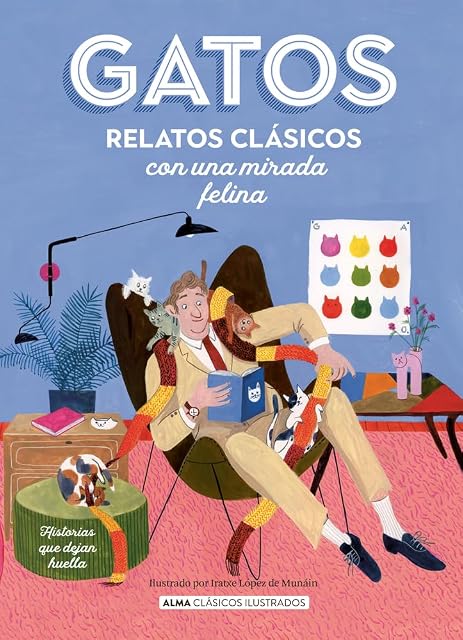 Portada de Gatos. Relatos clásicos con una mirada felina