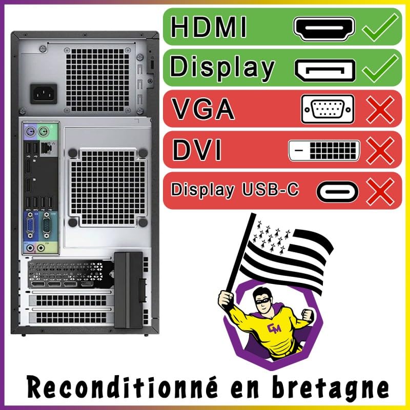 PC Dell XE2 Gaming Nvidia RTX 3050 Intel i7-4790 RAM 32GB SSD 2TB W11 WiFi (ricondizionato)