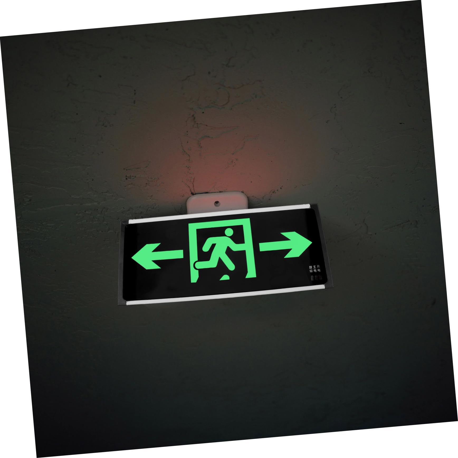Artibetter 5piezas Señal De Salida De Emergencia Led Diseño Colgante Para Edificios Públicos y Lugares Comerciales Guía Direccional Doble Cara Fácil Instalación y Movilidad