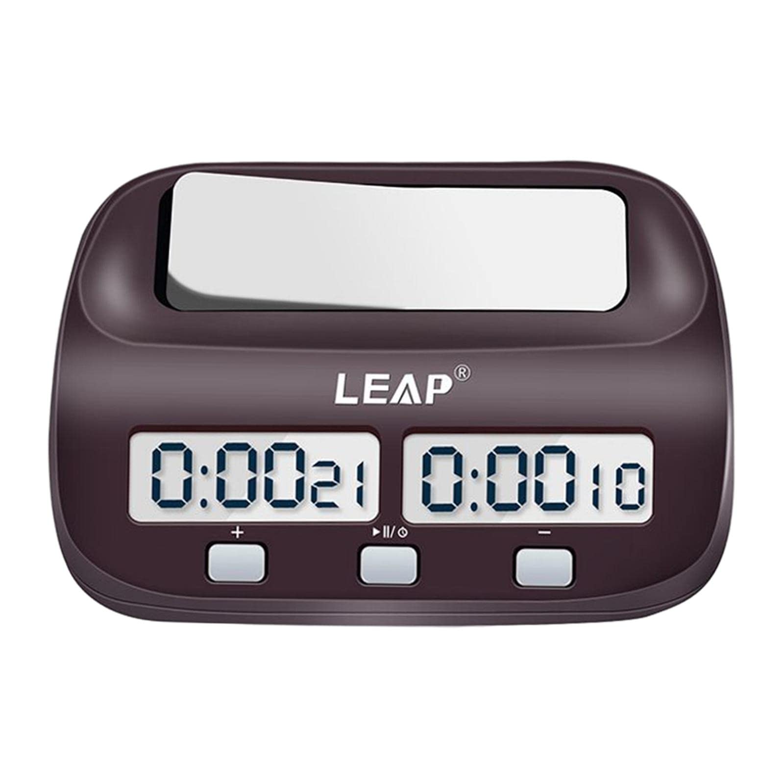 Reloj Digital de Ajedrez Temporizador de Plástico Electrónico Resistente a Golpes con Alarma para Escuelas Hogares