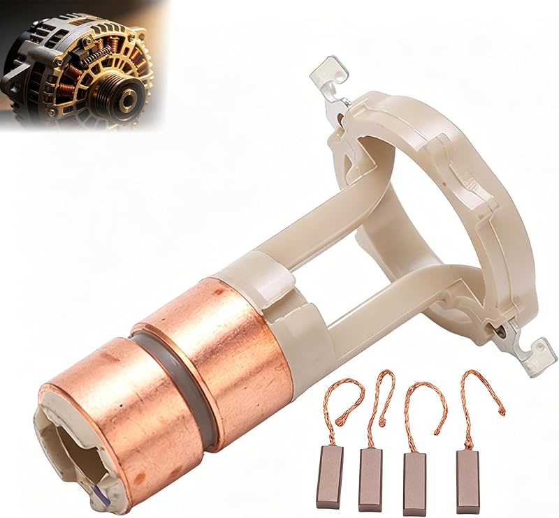 Kit de escovas do alternador OUKENS 230090 para alternadores Valeo – 1 anel coletor + 4 escovas