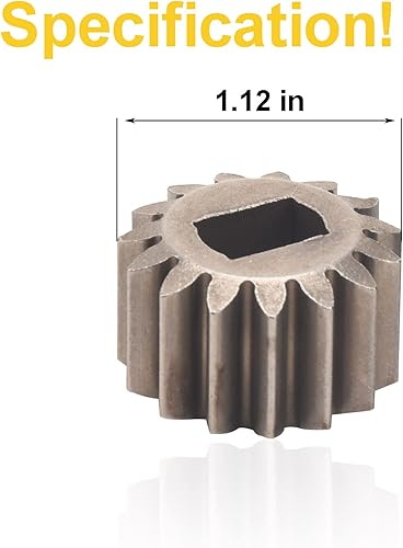 Miniatura 2 de Paquete de 2 engranajes de piñón 131-5399 (15T) compatibles con cortacéspedes de tracción trasera Toro Time Master y Newer de 22 pulgadas de