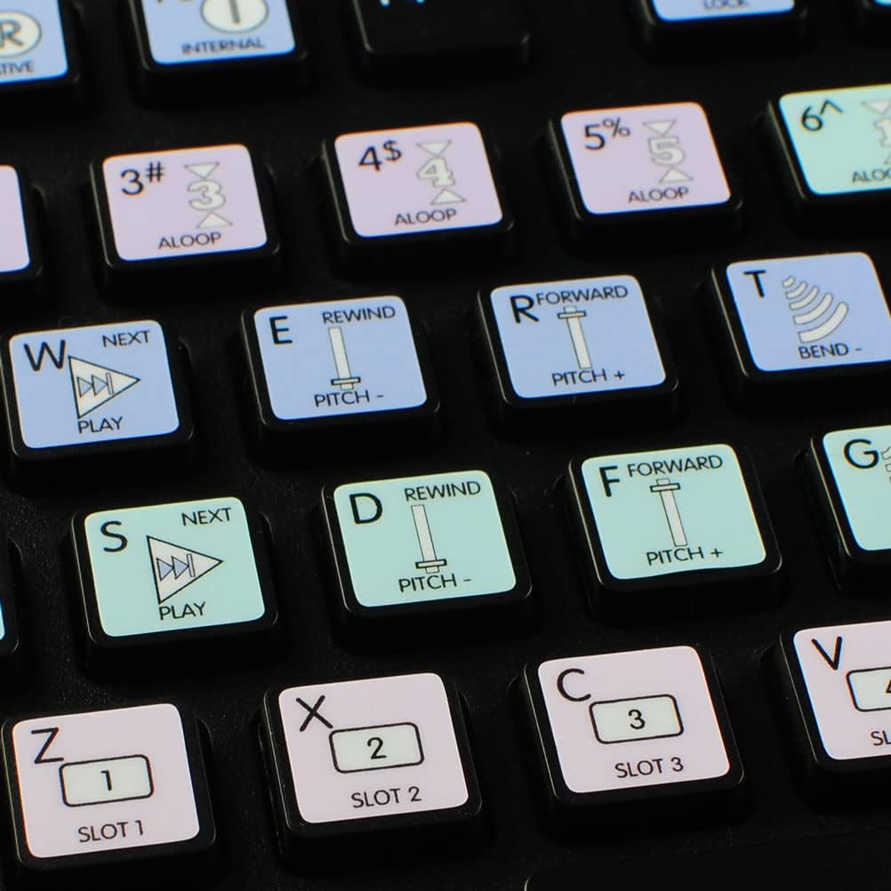 Amazon.com: SERATO SCRATCH LIVE GALAXY SERIES STICKERS FOR KEYBOARD ...