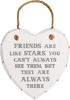 Sass & Belle Friends Are Like Stars Heart Plaque