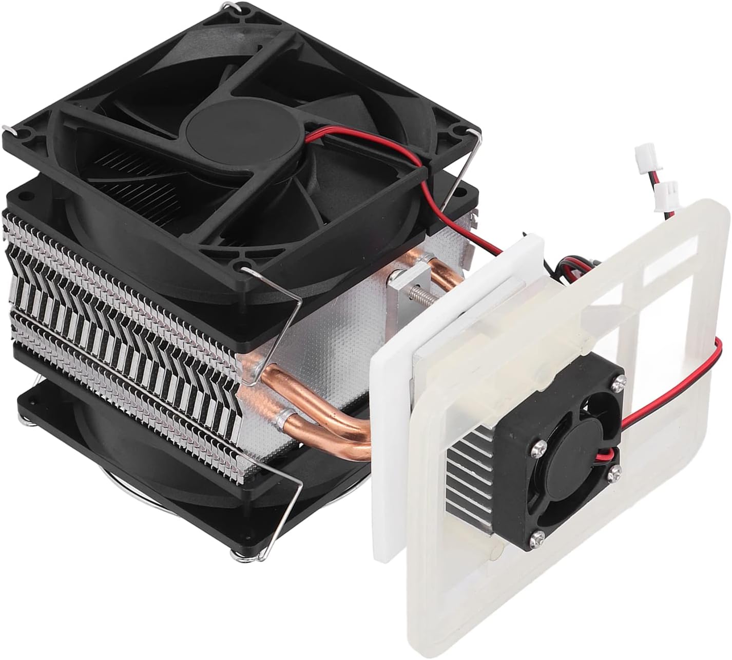 Thermoelectric Peltier Refrigeration Cooling System, Semiconductor Cooling System Kit, 12V 72W Quick Refrigeration Cooler for Equipment