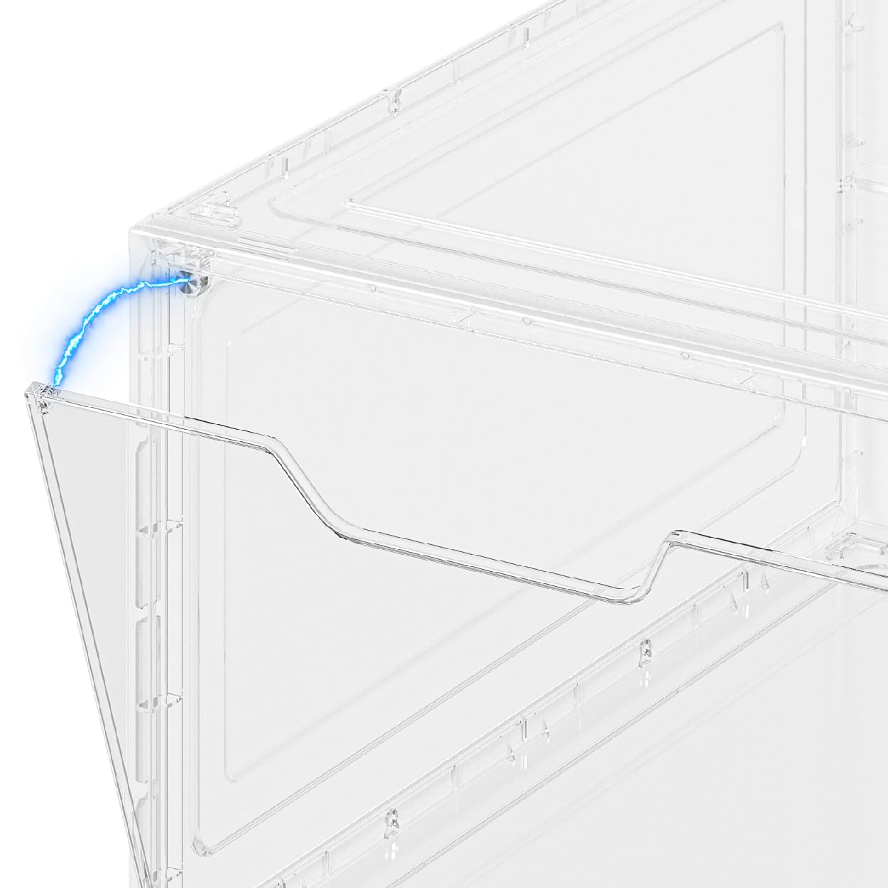Cajas para Zapatos Transparente Apilable – Juego de 6 Cajas de Almacenaje de Calzado y Ropa, Organizador de Zapatos para el Hogar, Zapatero de Plástico Moderno para Orden y Espacio.