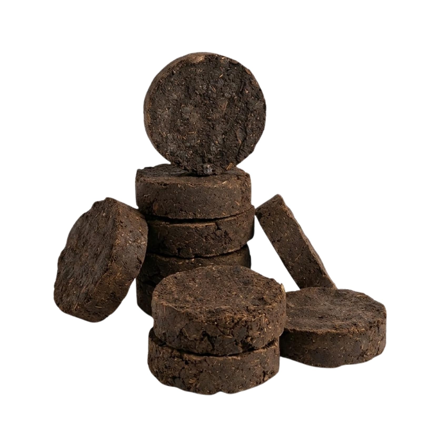 100% Pure Desi Cow Dung Cakes – Natural & Organic Eco-Friendly Fertilizer for Agriculture & Religious Rituals, Long-Lasting & Sustainable (Pack of 15)-image-12
