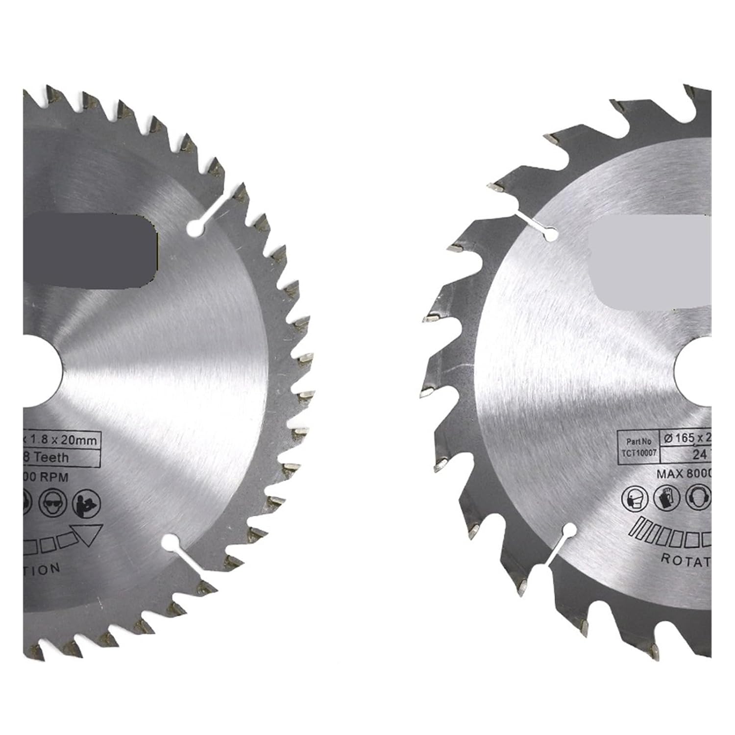 Circular Saw Blade 210x30mm 80T TCT Disc for Wood PVC Plastic Cutting Woodworking Tools