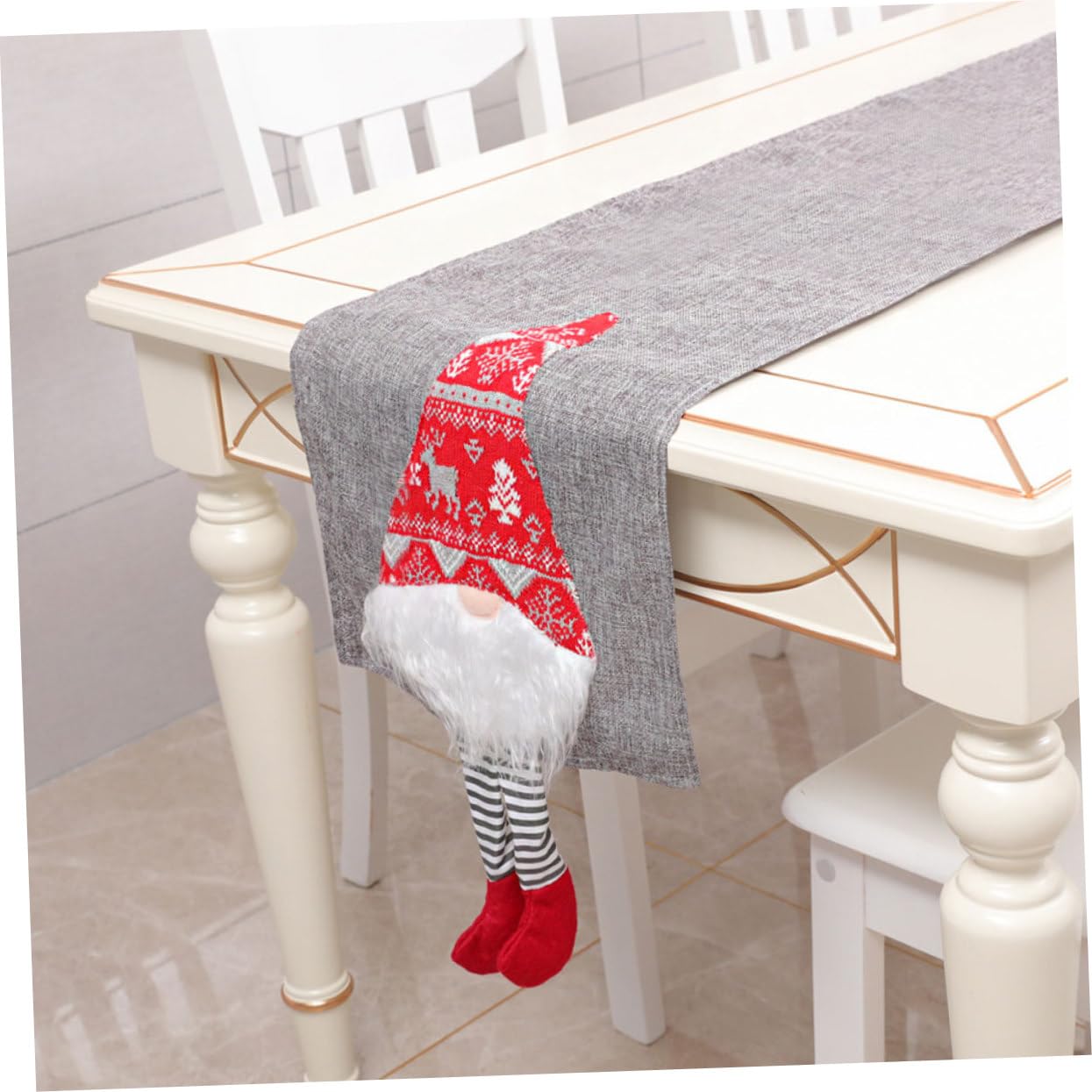 PRETYZOOM 2 Pezzi Di Decorazioni Per La Casa Runner Da Tavola Striscioni Per Feste Di Natale Eleganti Articoli Per Feste Elementi Natalizi Unici