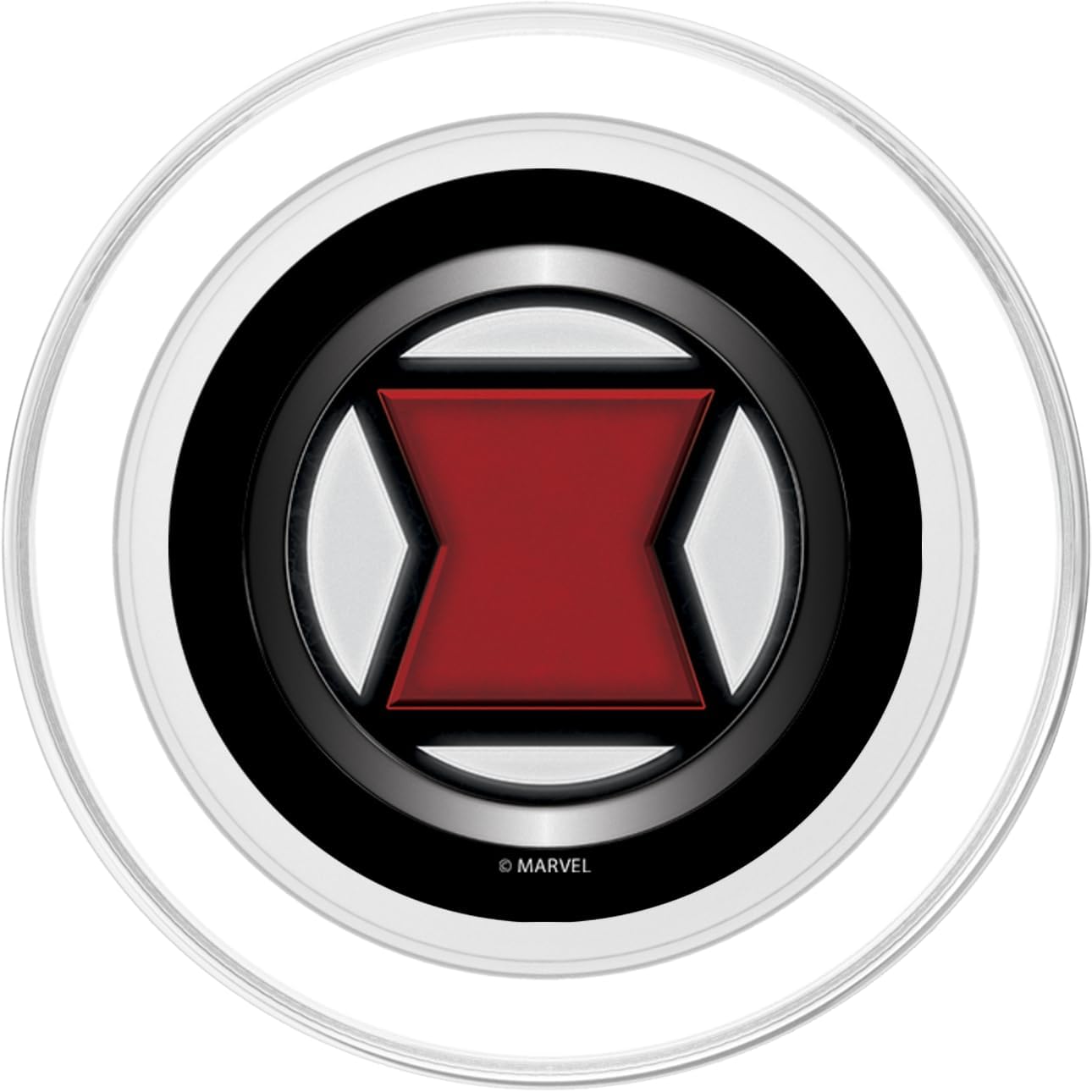 Marvel Black Widow Classic Symbol Icon PopSockets MagSafe PopGrip for iPhone