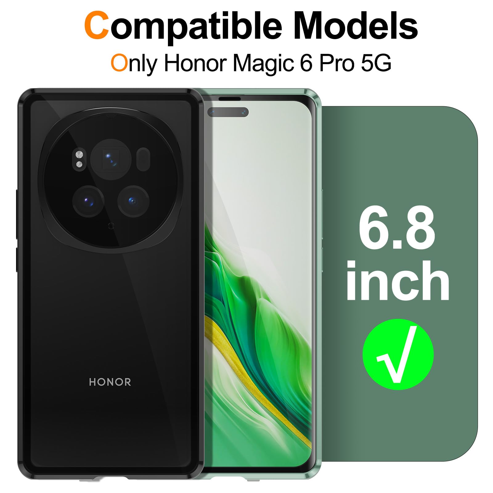 STARRYNOVA Privacy Compatible with Honor Magic 6 Pro 5G Case
