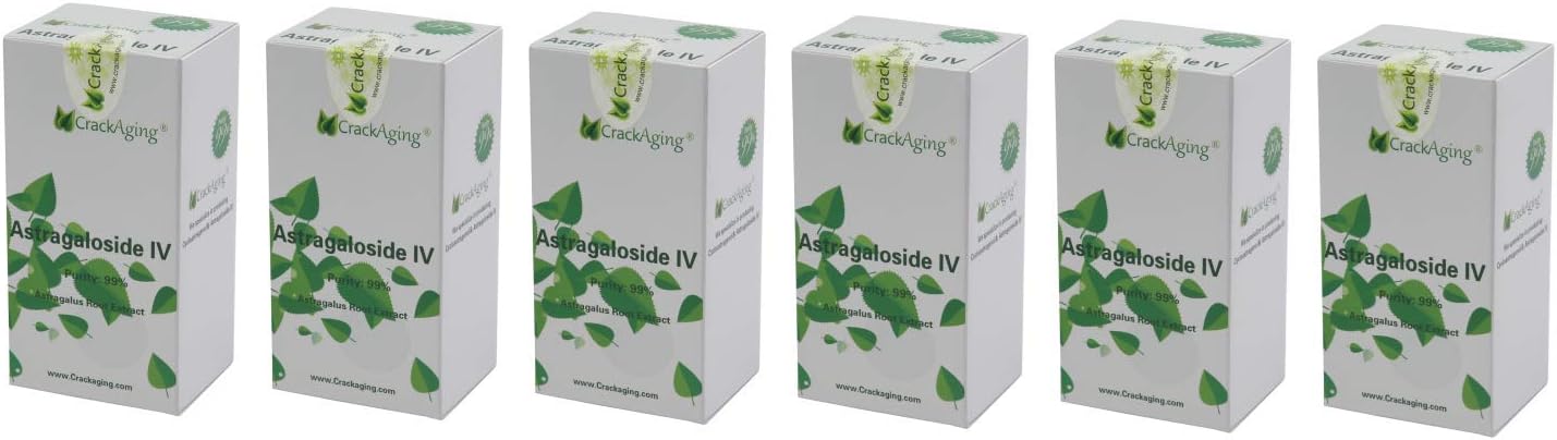 Super-Absorption Astragaloside IV 98% 50mg/Cap 180 Caps in 6 Bottles