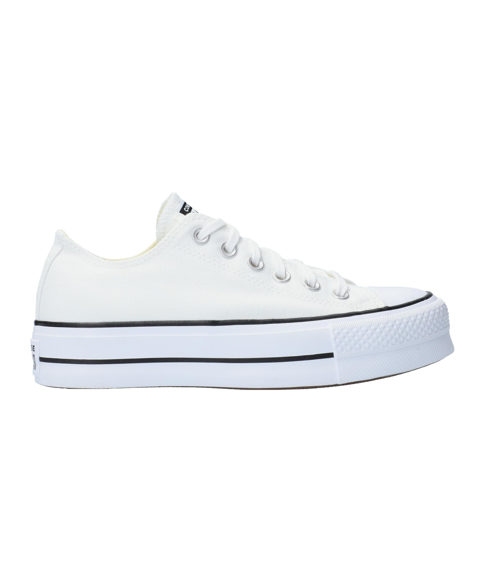 Converse Womens Chuck Taylor All Star Low Top (International Version) 15.5 White Black White