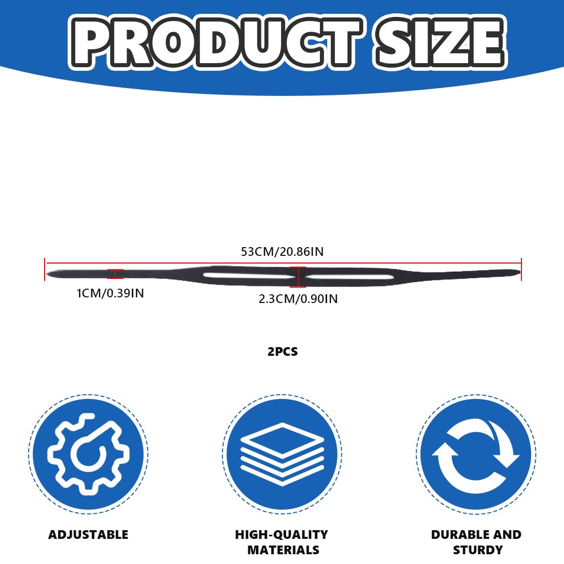 2 Piezas Correa de Silicona para Máscara de Buceo, Banda Ajustable para Gafas de Buceo y Snorkel, Alta Elasticidad, Ideal para Buceo y Natación (Negro)