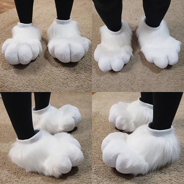 Miniatura 7 de FabricLA Cuadrado de piel sintética lanuda  30 x 30 pulgadas precortado  Utiliza tela de piel sintética para bricolaje, decoración de manualidades,