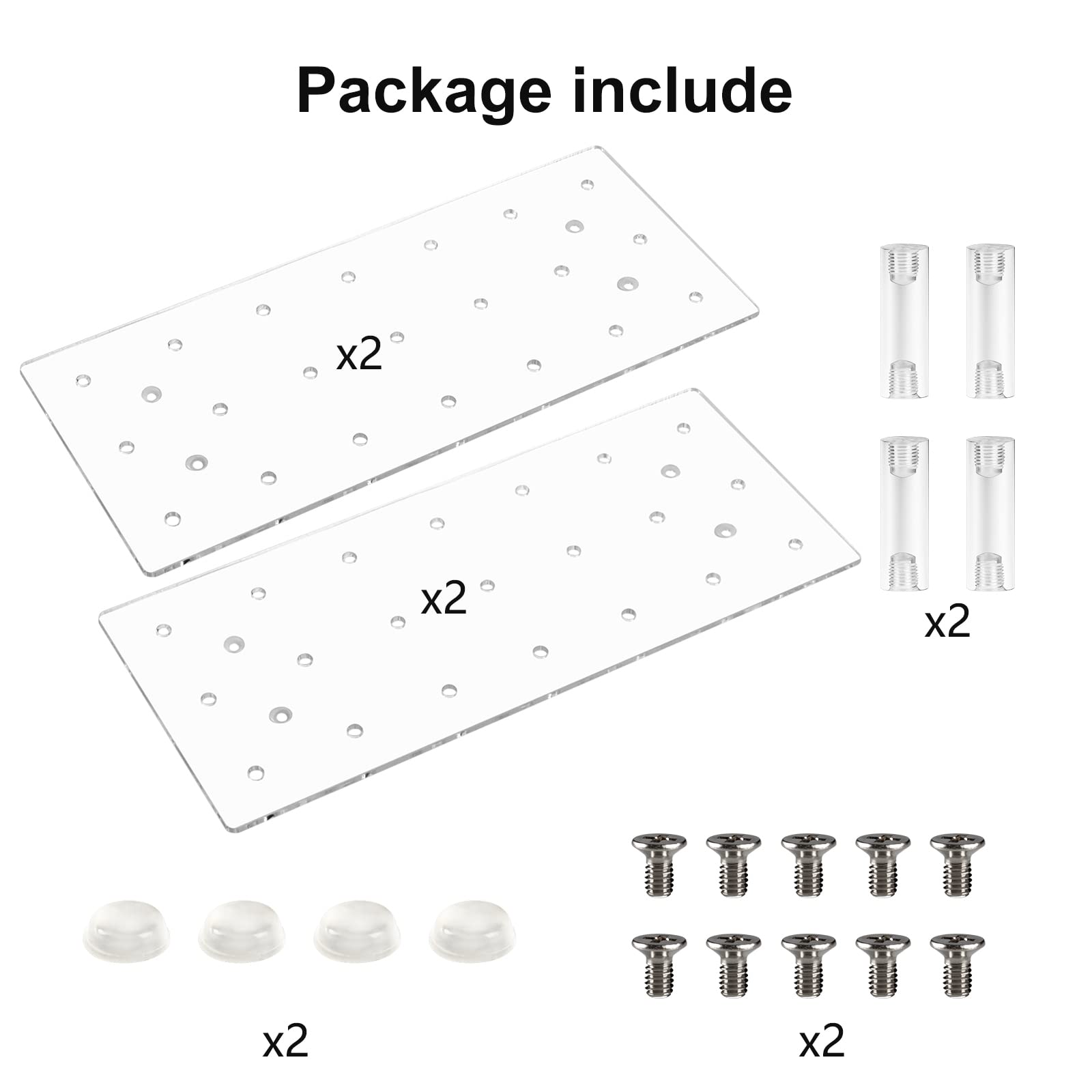 Soportes para tartas, soporte acrílico para piruletas de 21 agujeros, transparentes, bodas, duchas, fiestas de cumpleaños, aniversarios, Halloween, dulces decorativos (acrílico, paquete de 2) 5