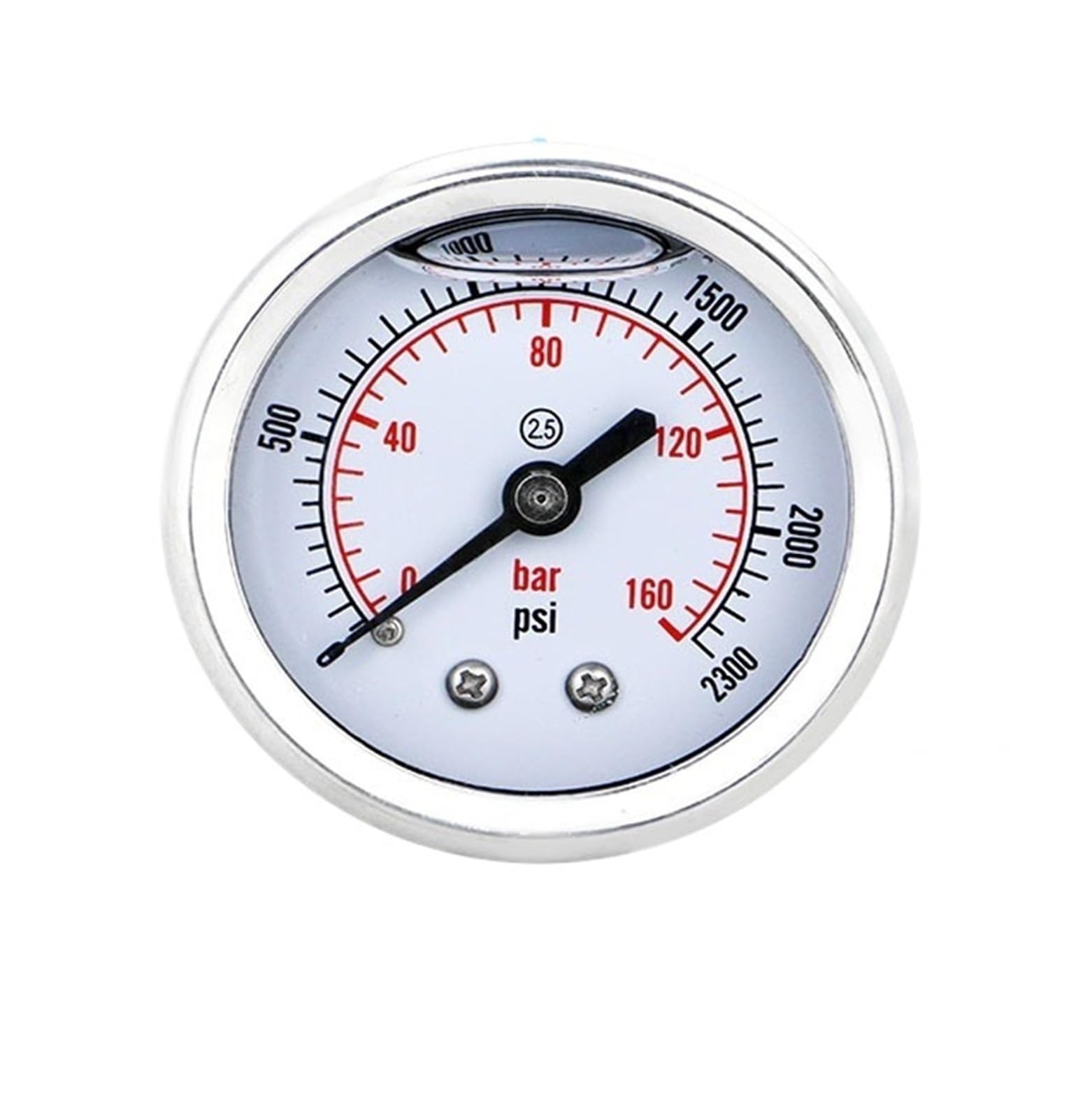 Manómetro de vacío BSP 1/4 con glicerina para cafetera de caldera 3