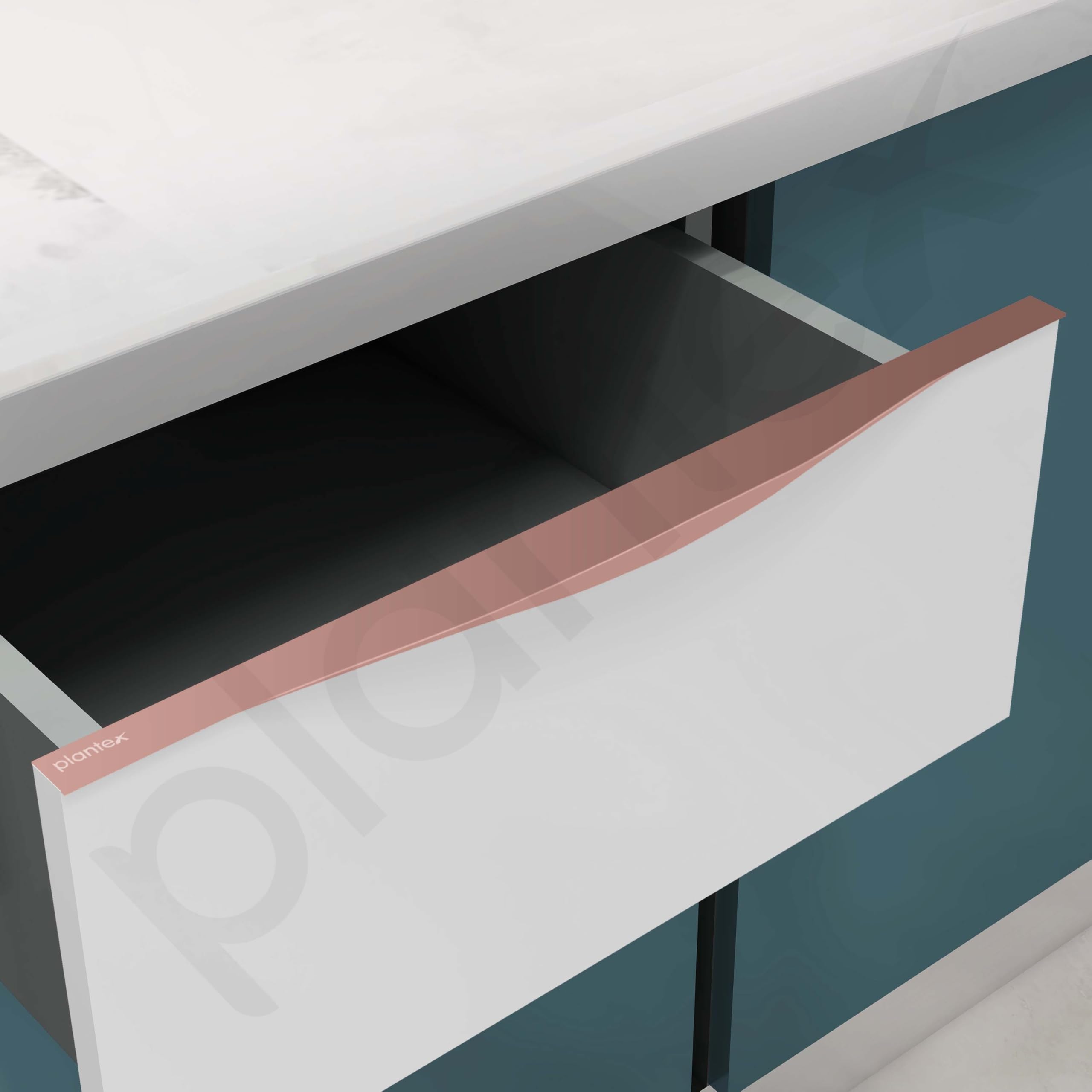 Plantex Profile Handle for Kitchen Cabinet/18 Inch Aluminium Drawer Profile Handle/Wardrobe Pull Handle for Home/Office/Hotel - Pack of 3 (Rose Gold) — Amazon image 5