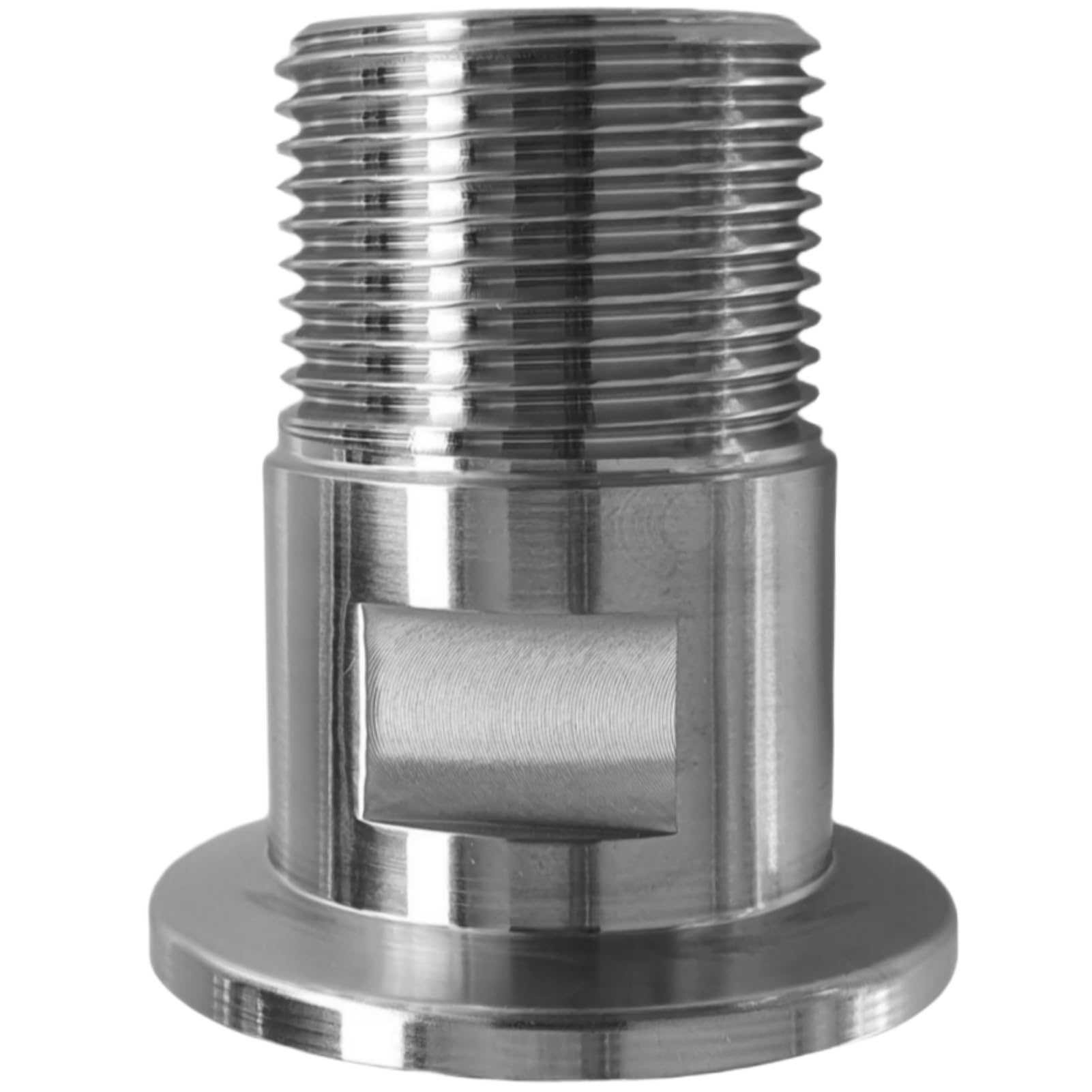 Adaptador de vacío con brida NPT de acero inoxidable 304 a KF, conector de sellado al vacío duradero para un rendimiento fiable en sistemas de vacío