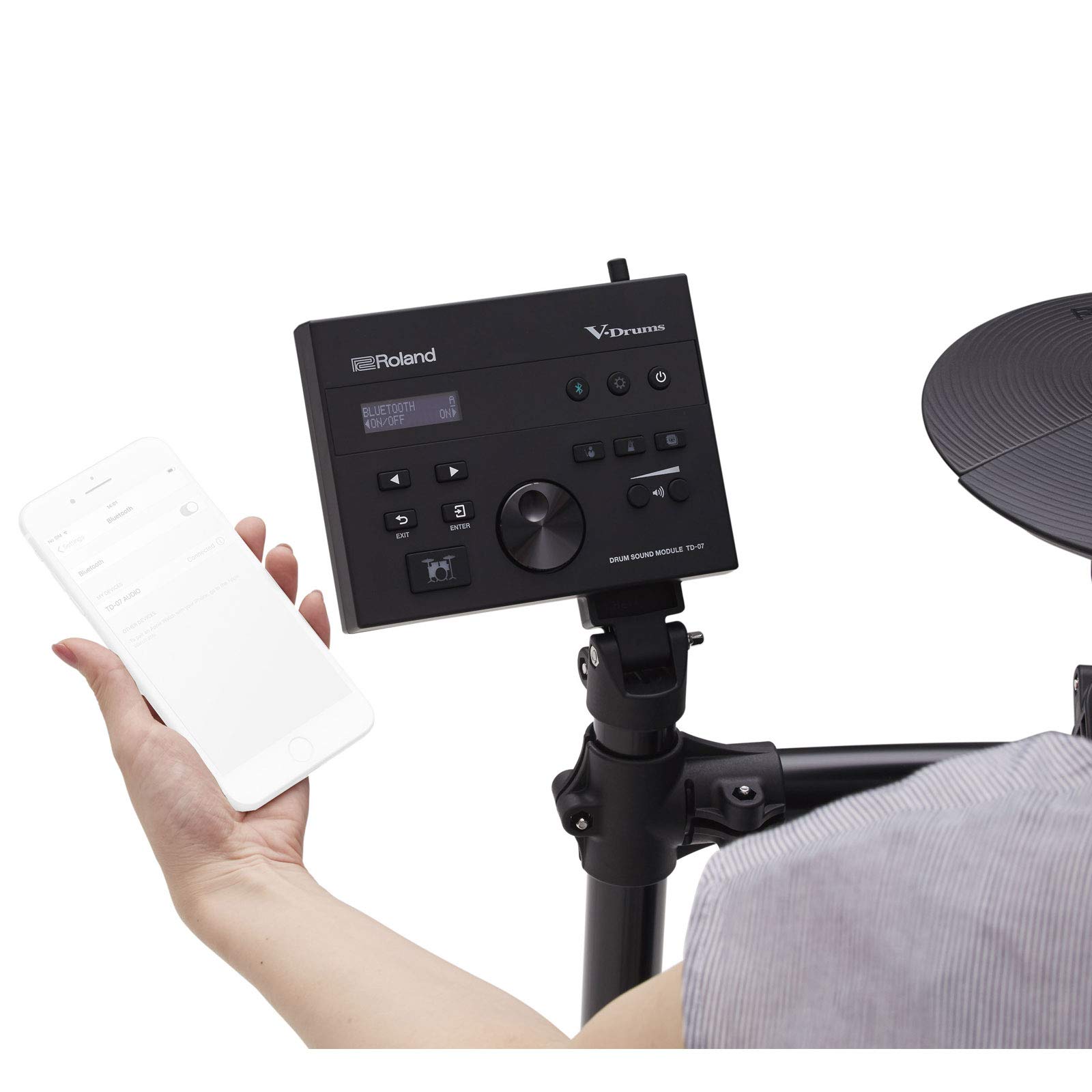 Roland TD-07KV E-Drum V-Drums - Juego de batería y accesorios keepdrum