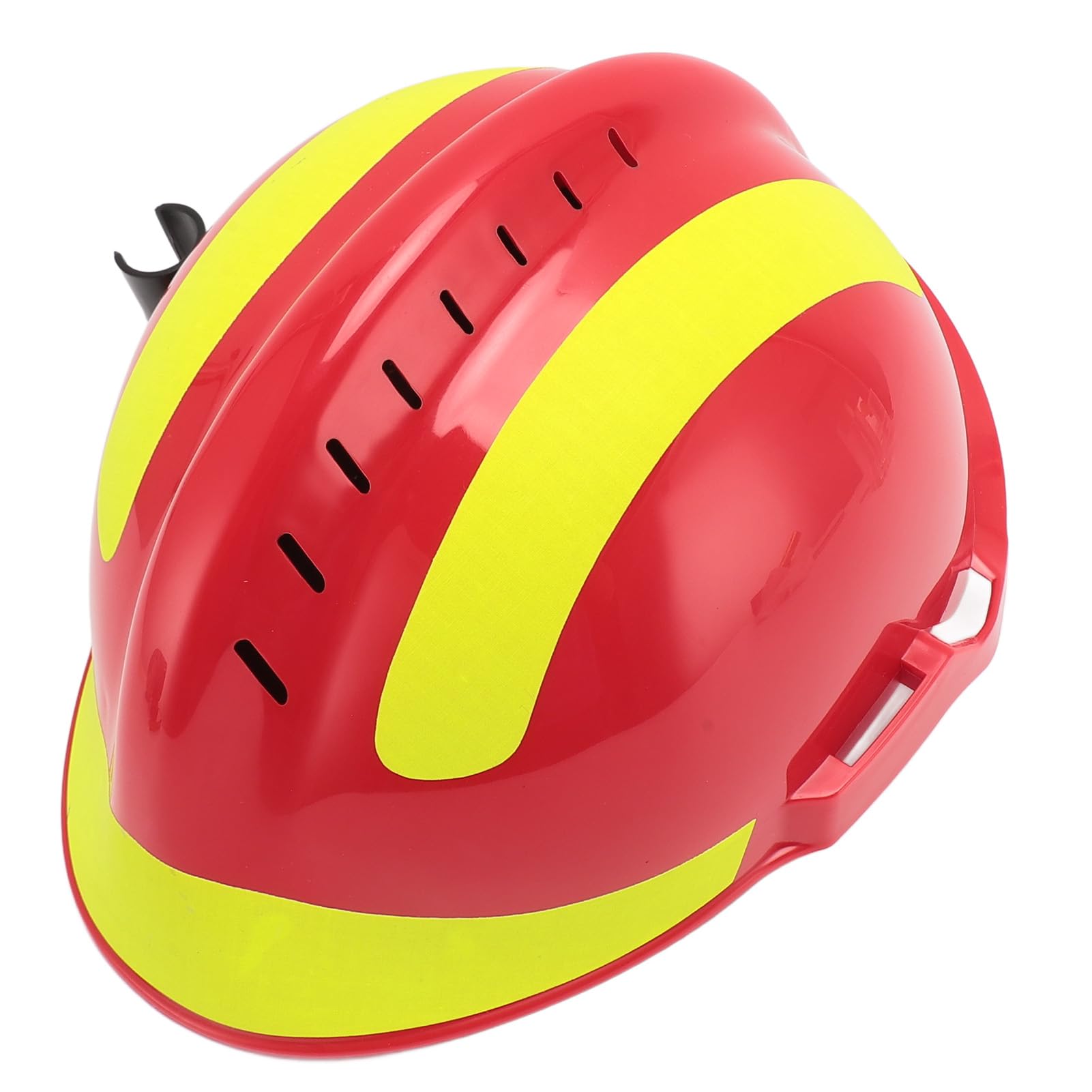 Casque de sécurité, Casque de sauvetage résistant aux chocs Casque de sécurité à ventilation réglable Casque de sécurité résistant à la chaleur pour la construction (rouge)