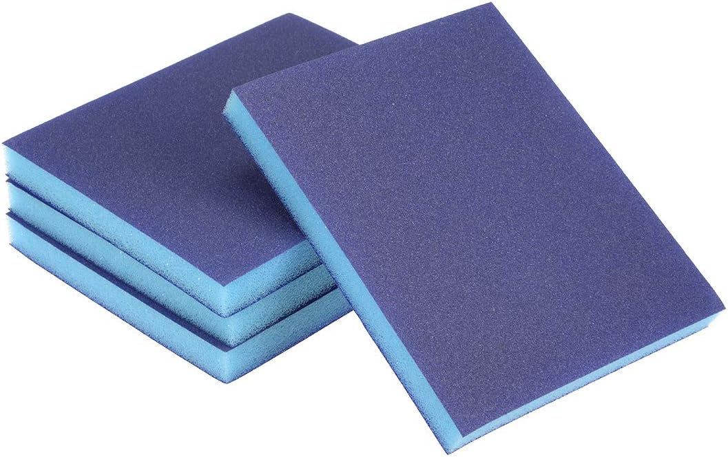 uxcell uxcell Sanding Sponge Sanding Blocks 180Grits Medium Grit Sand