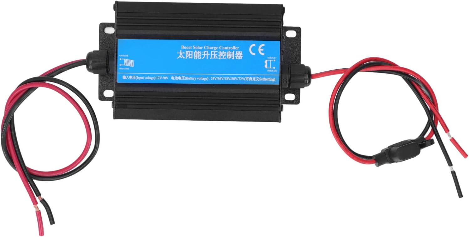 CHICIRIS Clear Display Solar Boost Controller 300W MPPT Electric Vehicle Charger Energy Saving for DIY Solar Projects