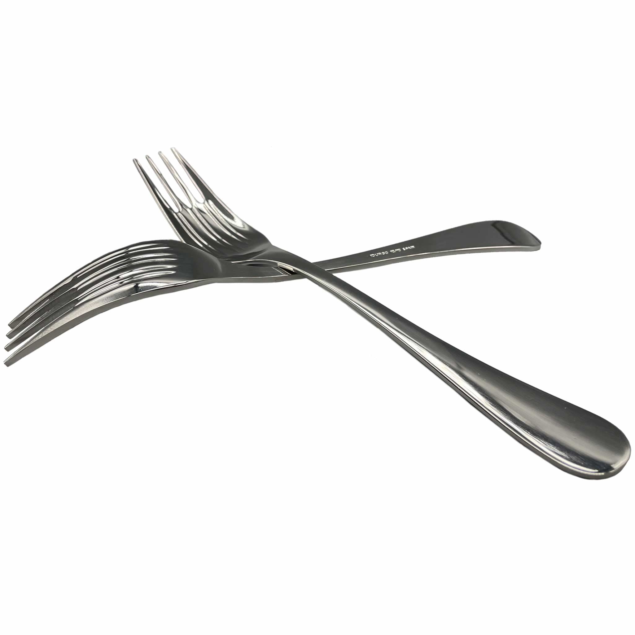Tenedores Arroceros de Acero Inoxidable - Juego de Cubiertos - Vajilla para Paella - Cubiertos Marisco - Cubiertos Pescado - 20 cm (6)