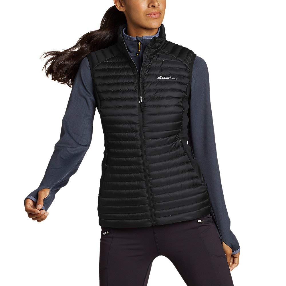 Buy Eddie Bauer Women's MicroTherm 2.0 Down Vest, Black Regular L at