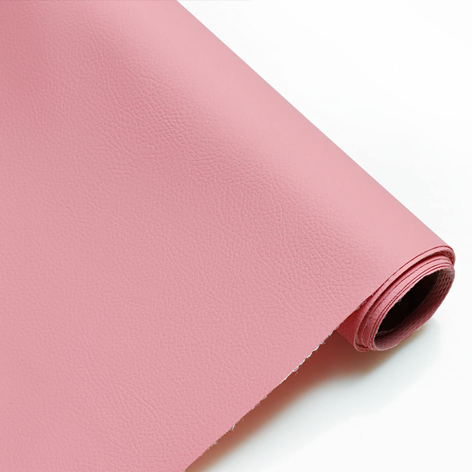 Faux Cuir Tissu Rose Souple d'Ameublement et Sellerie 160cm