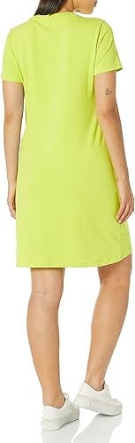 Vista 2 de Calvin Klein Women's Relax Short Sleeve Logo T-Shirt Dress