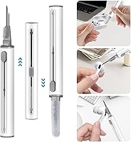 Vista 649 de Funda para AirPods Pro con kit de limpieza, funda de silicona suave para Apple AirPod Pro de 1ª/2ª generación, accesorios de funda AirPods Pro/Pro 2