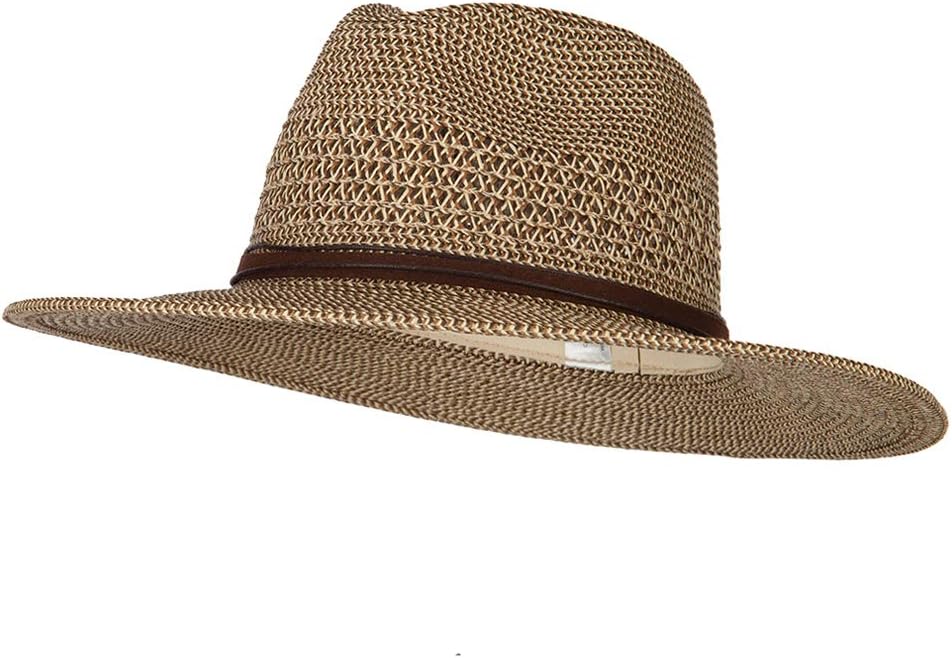 UPF 50+ Women's Paper Braid Brim Fedora Hat