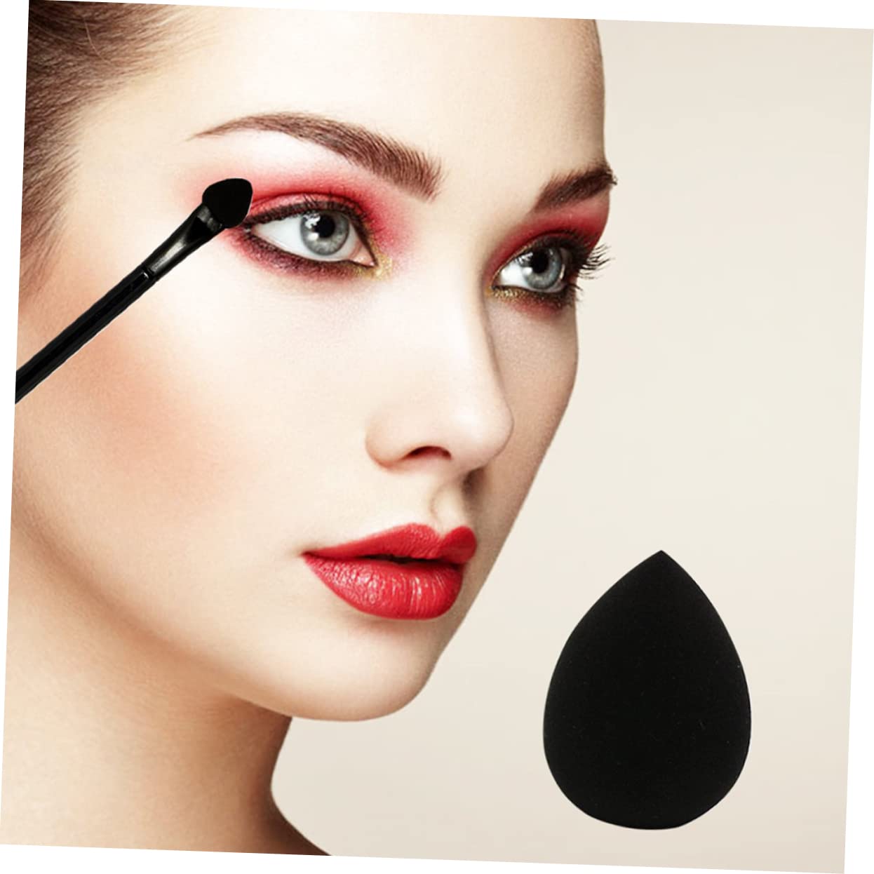 FOMIYES 30pcs Double-headed Eye Shadow Brush Makeup Kit Fluffy Eyeshadow Tool for Face Painting