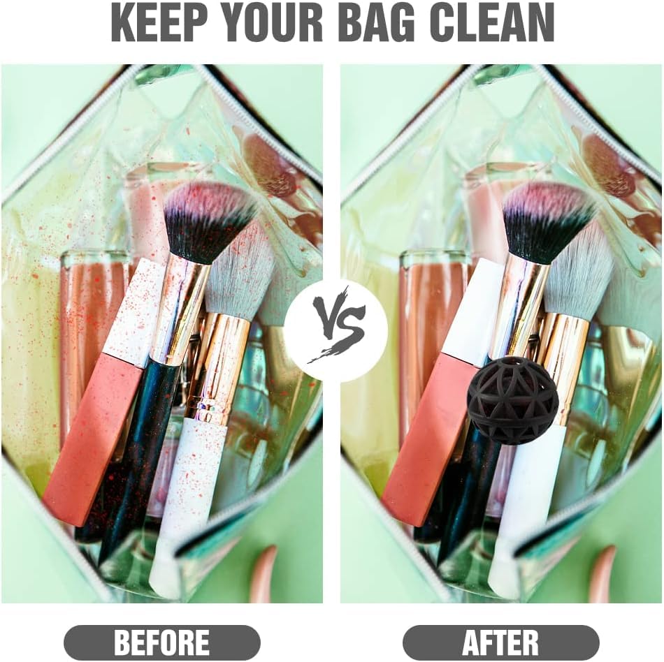 Image of Purse Cleaning Ball, Reusable Clean Balls, the Cleaner Ball Picking Up Dust Dirt Debris Sticky in Purses, for Backpacks School Bags Handbags - Laundry Balls for Washing Machine