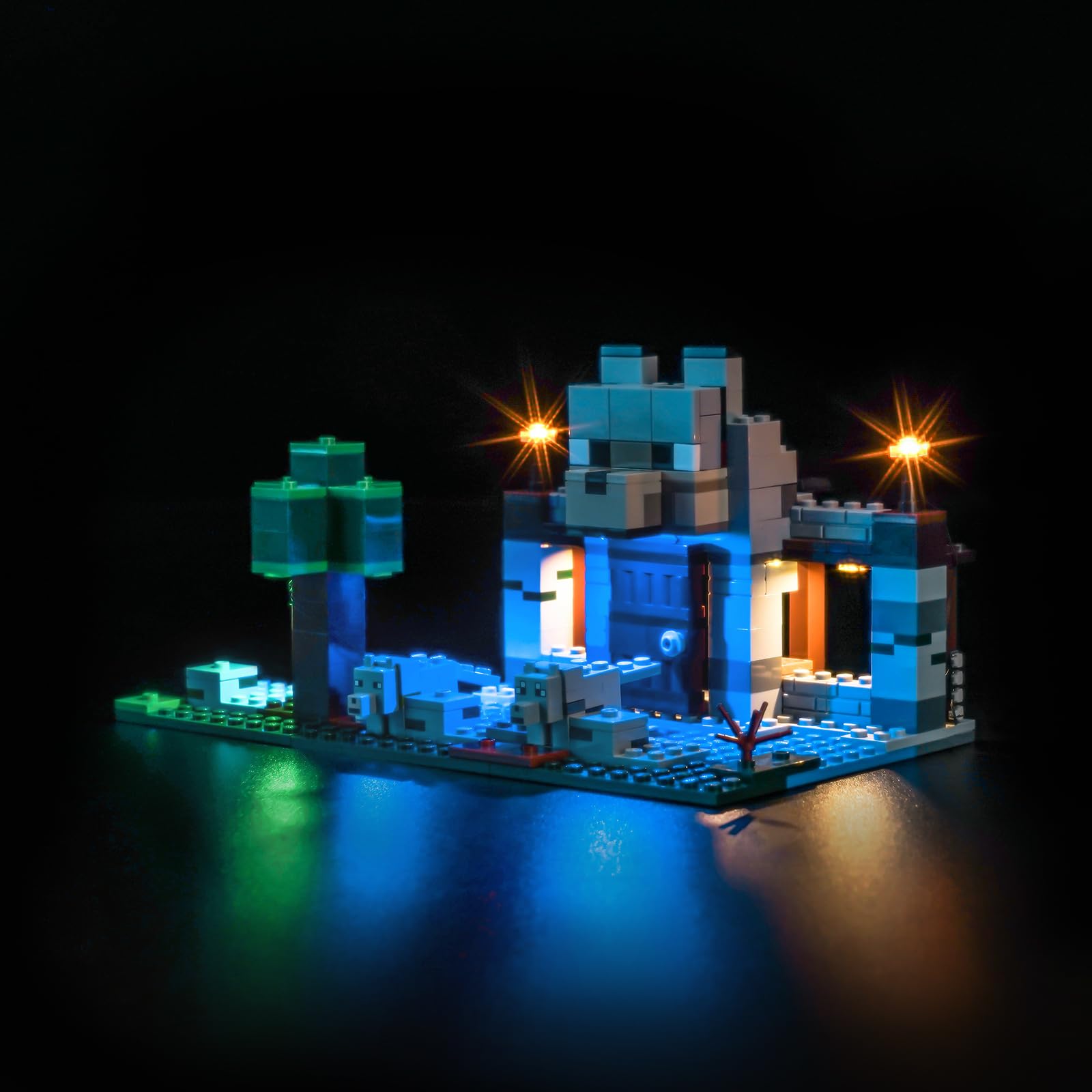 Light Kit Compatible with Lego 21261 The Wolf Stronghold (No Model) - Image 2